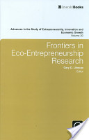 Frontiers in eco-entrepreneurship research