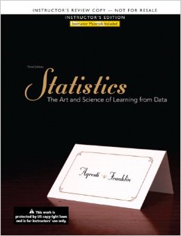 Statistics. The Art and Science of Learning from data